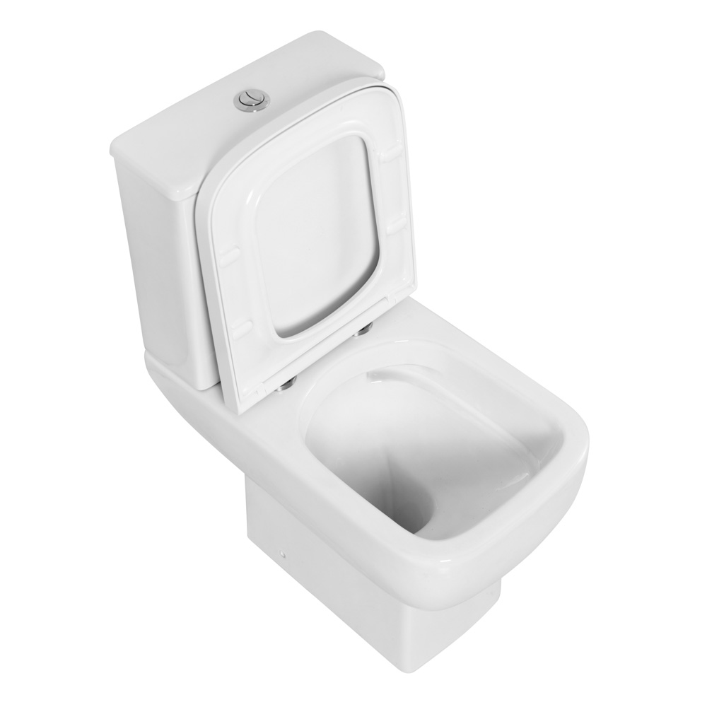 Унитаз-компакт безободковый BelBagno AURORA BB8604CPR/SC - Gidratop.ru изображение
