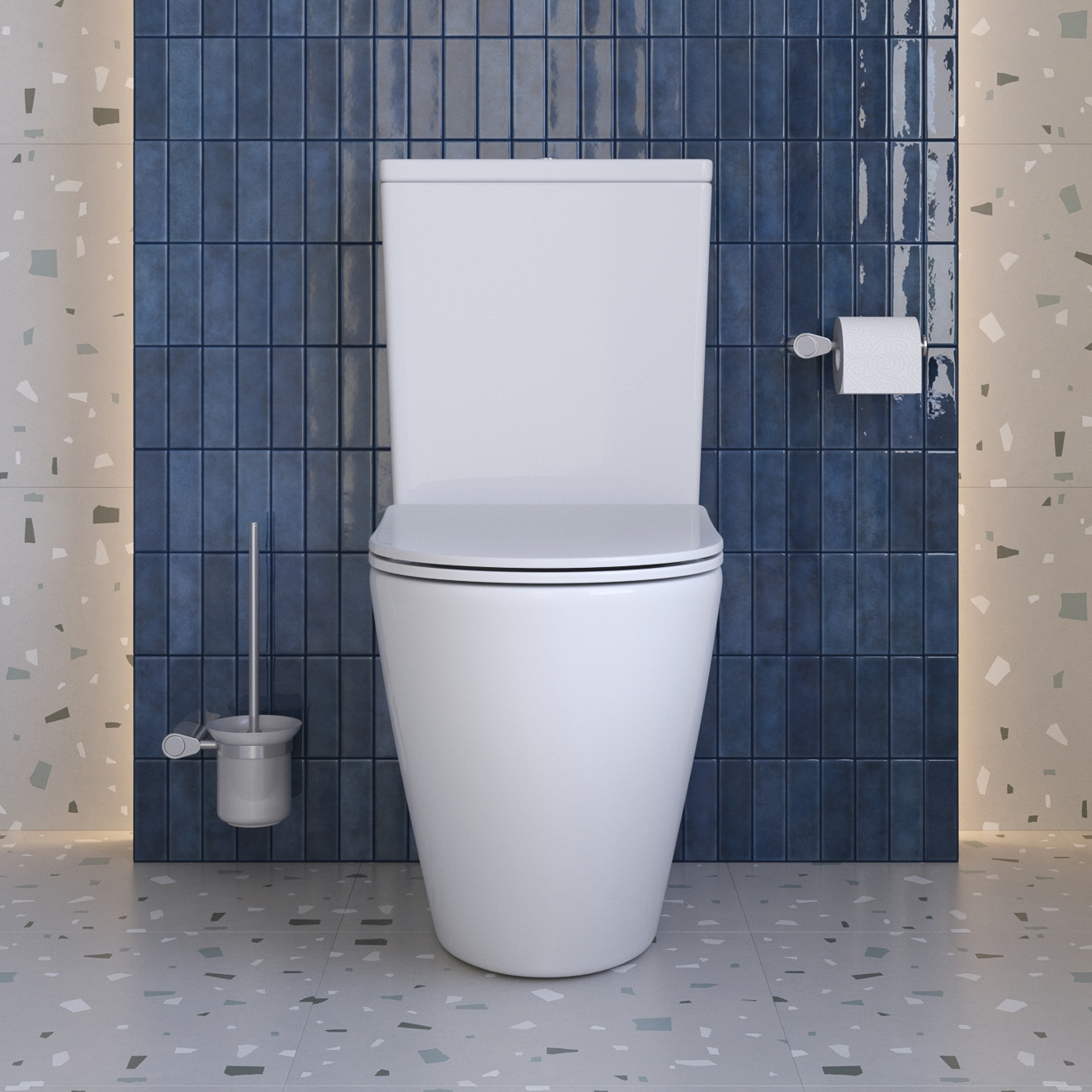 Унитаз-компакт безободковый BelBagno SFERA-TOR BB2141CP-TOR/SC/BB2141T - Gidratop.ru изображение