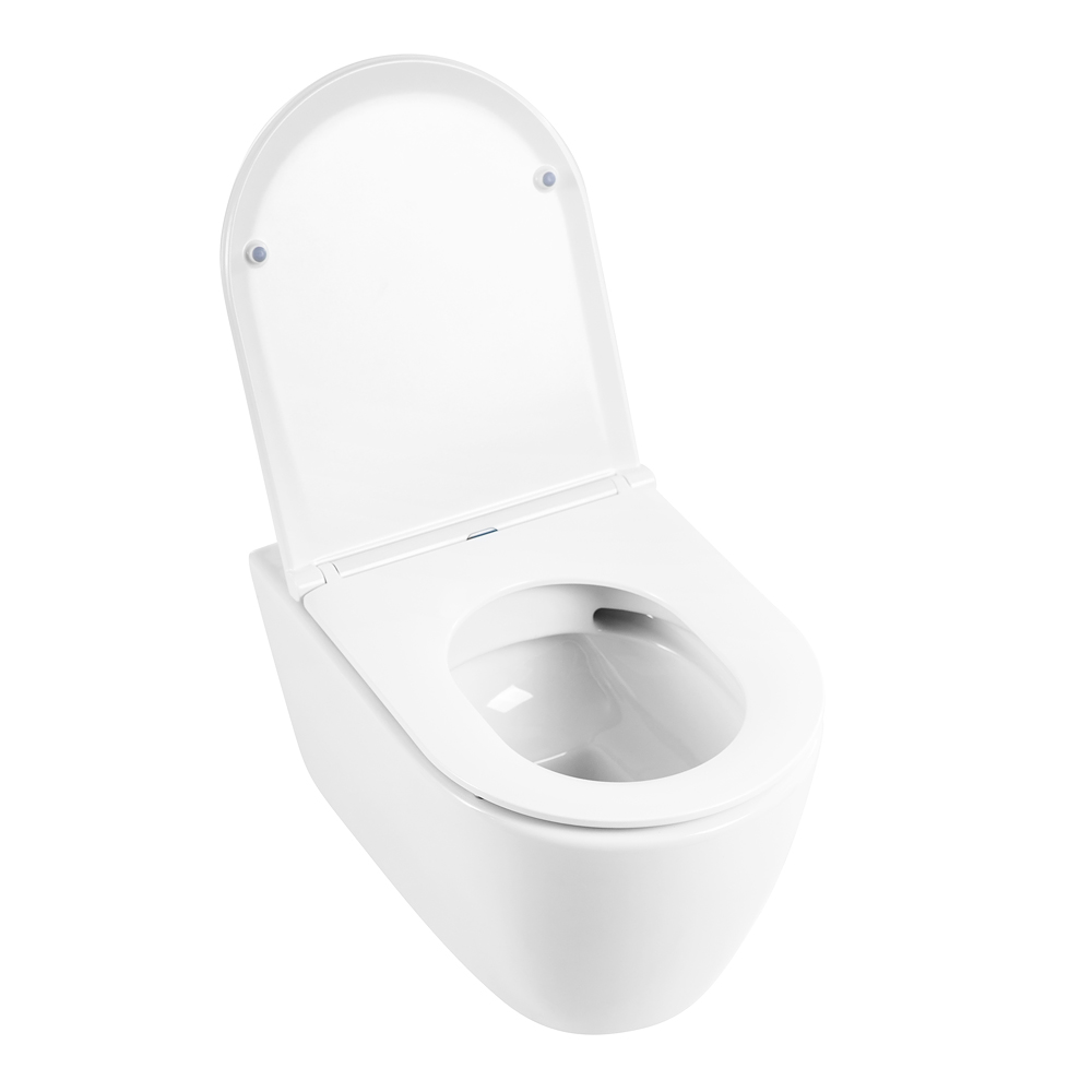 Унитаз подвесной безободковый BelBagno MARINO BB105CHR/BB870SC - Gidratop.ru изображение