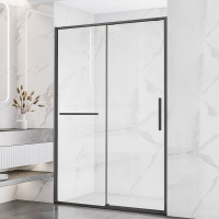 Душевая дверь Slim Soft VDS-1SS120CLGM, 1200, вороненая сталь, стекло прозрачное - Gidratop.ru изображение
