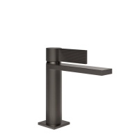GESSI  INVERSO RIGATO смеситель для раковины с донным клапаном StopGo и соединительными шлангами, цвет: Black Metal Br. PVD - Gidratop.ru изображение