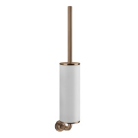 GESSI VENTI20 ершик для унитаза подвесной, цвет белый, фурнитура Copper Brushed PVD - Gidratop.ru изображение