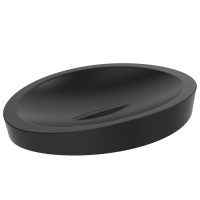 Colombo Plus Мыльница настольная, цвет: цвет: чёрный матовый - Gidratop.ru изображение