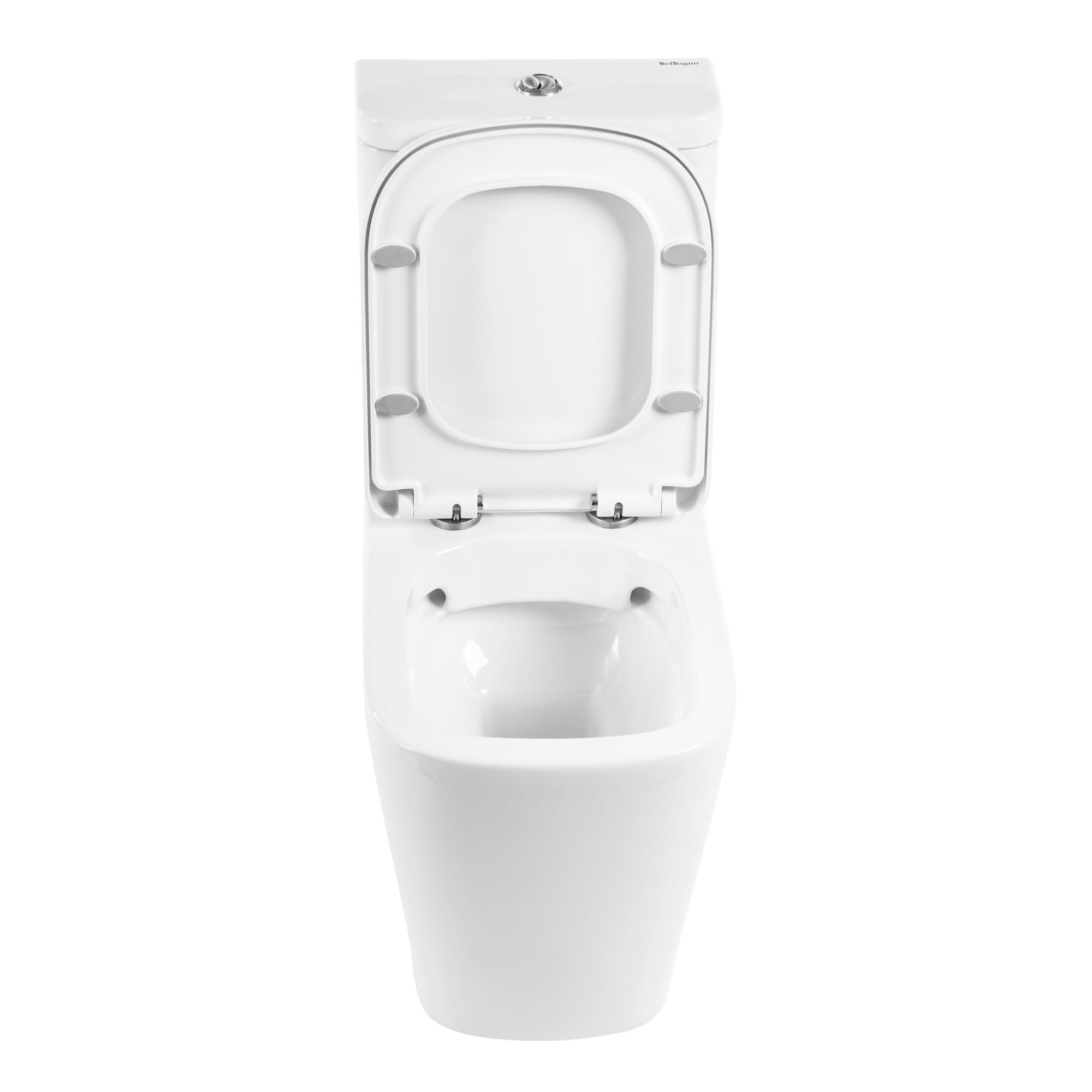 Унитаз-компакт безободковый BelBagno ALBANO BB120CPR/BB120SC - Gidratop.ru изображение
