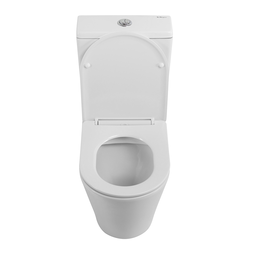 Унитаз-компакт безободковый BelBagno FLAY-R BB2149CPR/SC/BB2149T - Gidratop.ru изображение