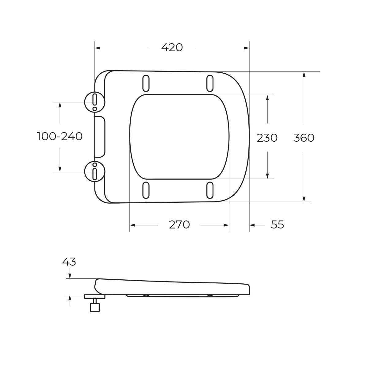 Унитаз подвесной безободковый BelBagno ALBANO BB120CHR/BB120SC - Gidratop.ru изображение