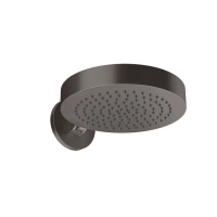 GESSI Origini верхний душ настенный круглый 320 мм, с защитой от изв налета, цвет Black Metal Brushed PVD - Gidratop.ru изображение