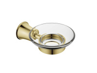 LIBERTY CZR-F-8987-BORO1 Мыльница подвесная, брашированное золото - Gidratop.ru изображение