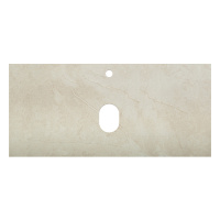 Столешница из керамогранита 1000x460 KEP-100-MCO Marmo Crema Opaco - Gidratop.ru изображение