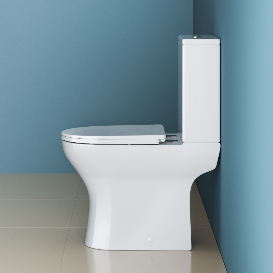 Унитаз-компакт безободковый BelBagno LOUNGE BB045CPR/SC/BB045/051T - Gidratop.ru изображение