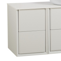 BELLAGIO Шкафчик подвесной совместимый с базой под раковину 54717 Bianco opaco  35x46x48 - Gidratop.ru изображение