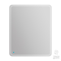 Зеркало со встроенной LED подсветкой touch system 44998, 74х90 - Gidratop.ru изображение