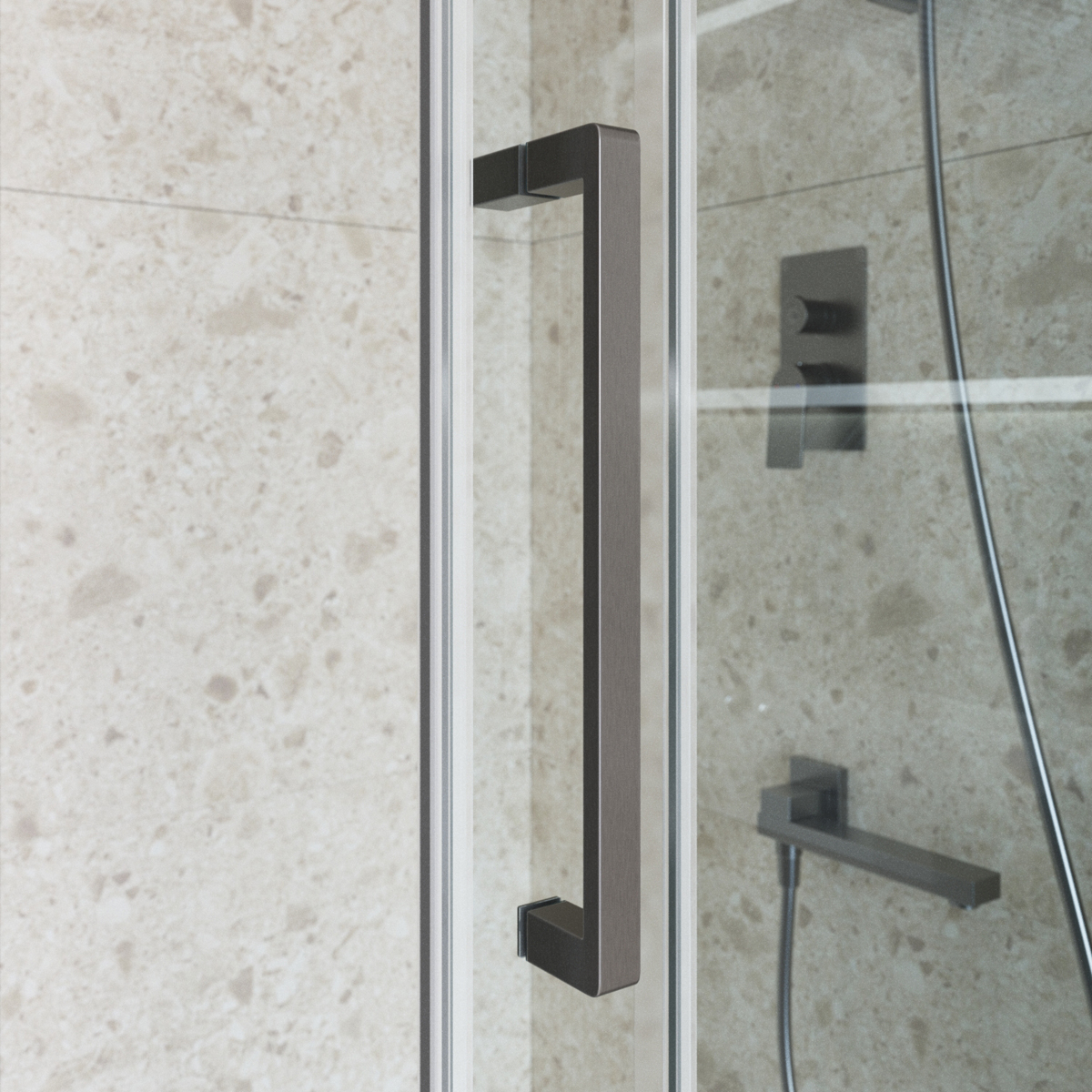 Душевая дверь BelBagno MARINO-2-BF-1-140-C-GM - Gidratop.ru изображение