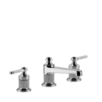 GESSI VENTI20 смеситель для раковины на 3 отверстия, высота излива 50 мм., в комплекте с донным клапаном, цвет хром - Gidratop.ru изображение