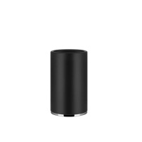 GESSI INCISO стакан настольный, цвет: черный/хром - Gidratop.ru изображение