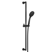 Gessi Emporio shower штанга в комплекте с душевой лейкой легкой очистки, шланг 1,50 м, цвет: Black XL - Gidratop.ru изображение