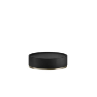 GESSI INCISO мыльница настольная, цвет: черный/finox