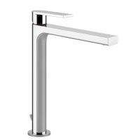 Gessi Emporio Via manzoni смеситель для раковины высокий с донным клапаном и соединительными шлангами, цвет: Chrome - Gidratop.ru изображение