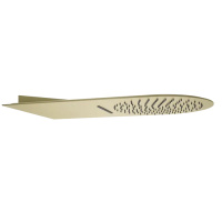 GESSI Tremillimetri верхний душ для настенного крепления 300х550 мм, цвет Brass Brushed PVD - Gidratop.ru изображение