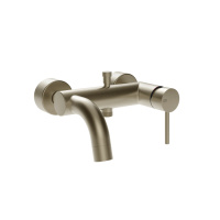 Gessi Emporio Via tortona смеситель наружный для ванны с автоматическим переключателем ванна-душ, цвет: Finox Brushed Nickel - Gidratop.ru изображение