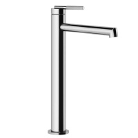 Gessi Ingranaggio смеситель для раковины высокий с длинным изливом, без донного клапана, цвет: хром - Gidratop.ru изображение