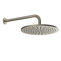 Gessi Emporio shower верхний душ для настенного крепления, поворотная с шарниром, цвет: Finox Brushed Nickel - Gidratop.ru изображение