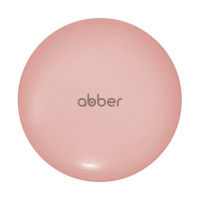 Накладка на слив для раковины ABBER AC0014MP розовая матовая, керамика - Gidratop.ru изображение