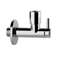 GESSI запорный кран-фильтр для подвода воды к смесителю, круглый, цвет хром - Gidratop.ru изображение