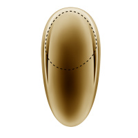 Gessi Equilibrio смеситель для раковины дизайнерский, на 1 отверстие, без ручки (арт.52002), цвет: золото - Gidratop.ru изображение