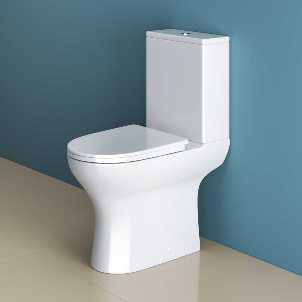 Унитаз-компакт безободковый BelBagno LOUNGE BB045CPR/SC/BB045/051T - Gidratop.ru изображение