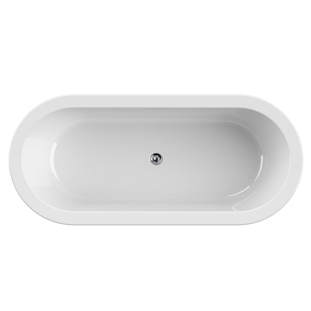 Акриловая ванна CEZARES SLIM CENTRAL-180-80-60-NERO-SET - Gidratop.ru изображение