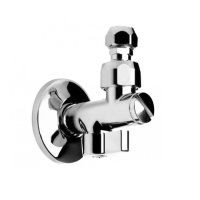 Gessi  запорный кран-фильтр под раковину с подводом воды на 1/2, цвет: хром - Gidratop.ru изображение