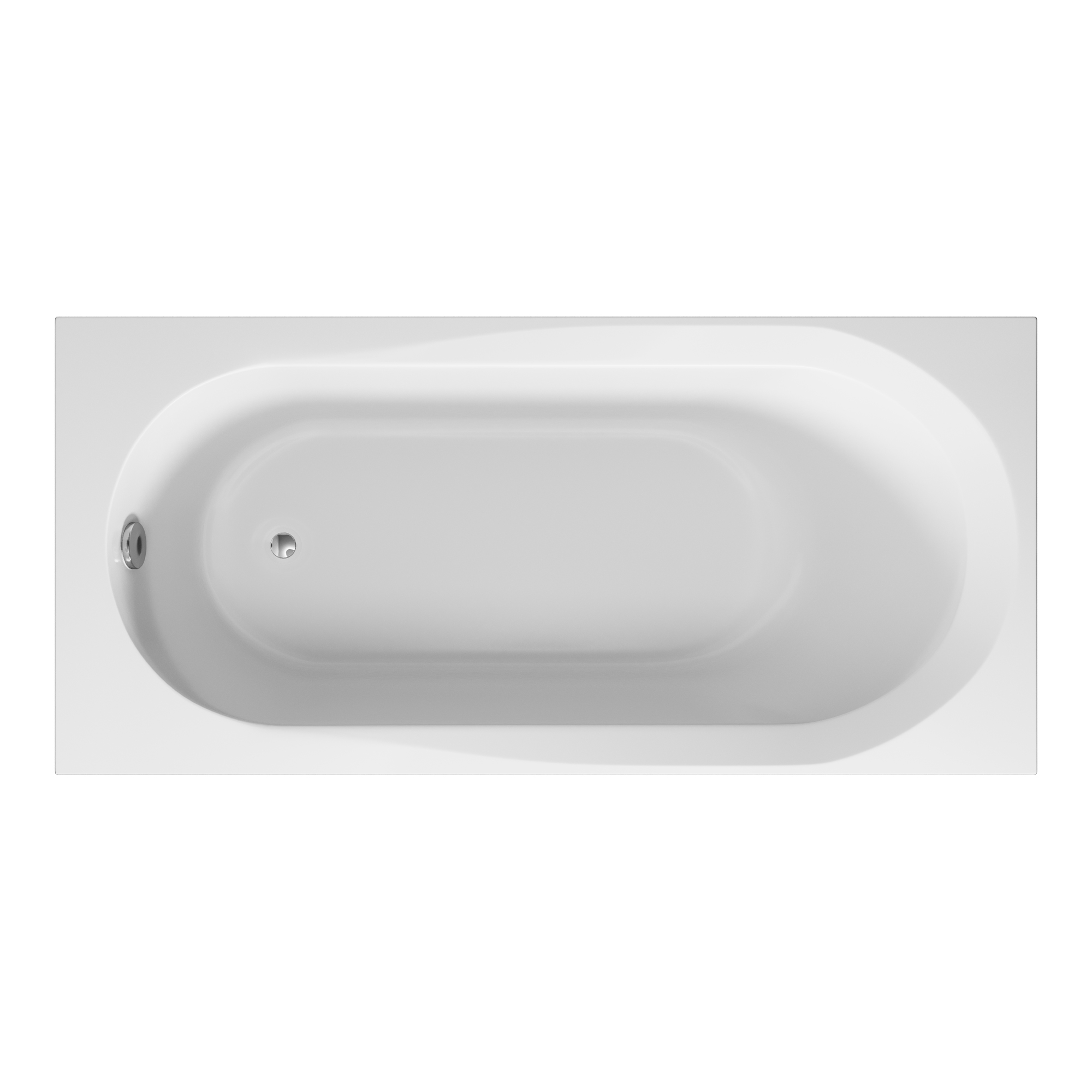 Ванна акриловая Vincea VBT-2B150-LG с ножками 1500*700*480, пристенная, цвет белый - Gidratop.ru изображение