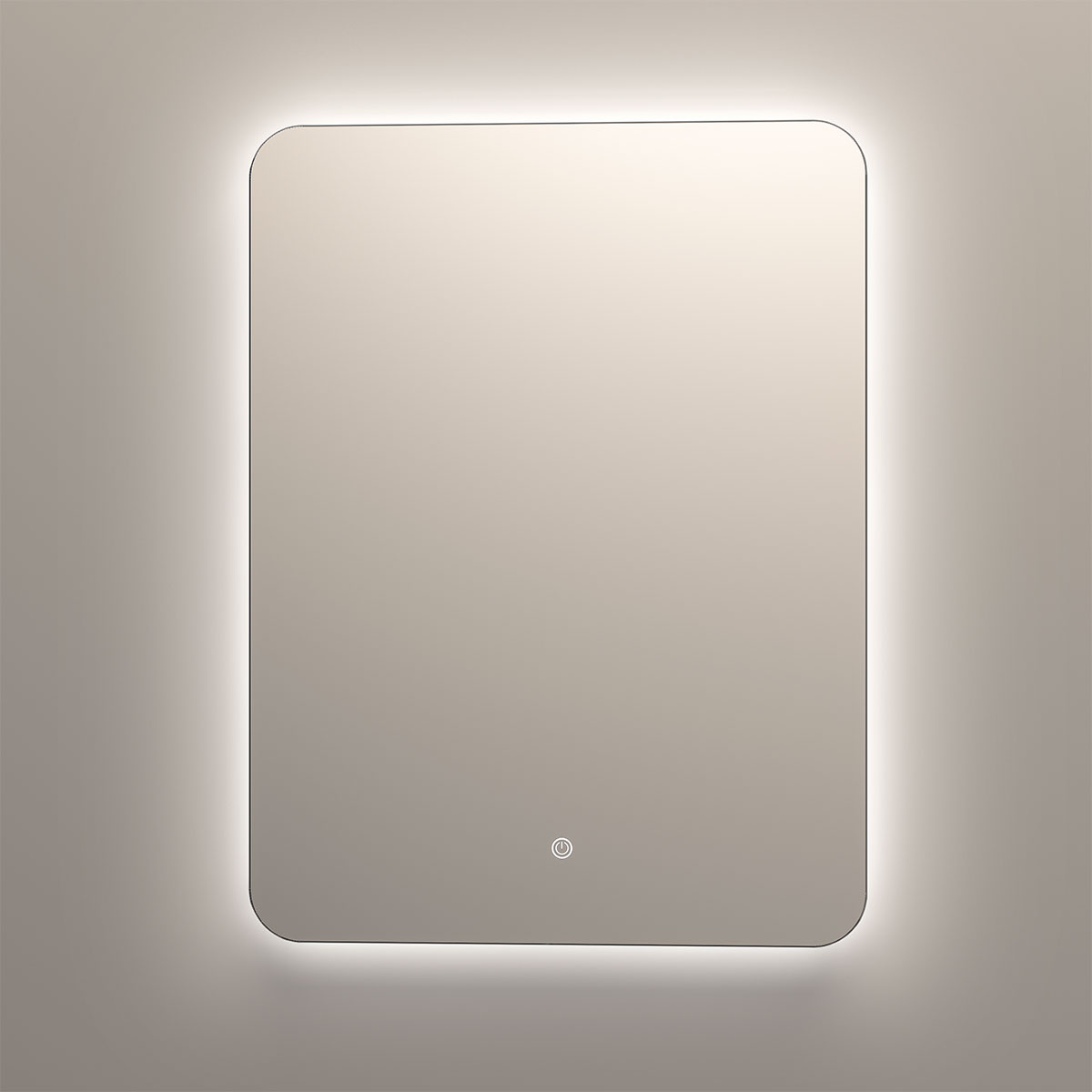 Зеркало LED VLM-3BE5008 500х800 c сенсорным выключателем и диммером - Gidratop.ru изображение