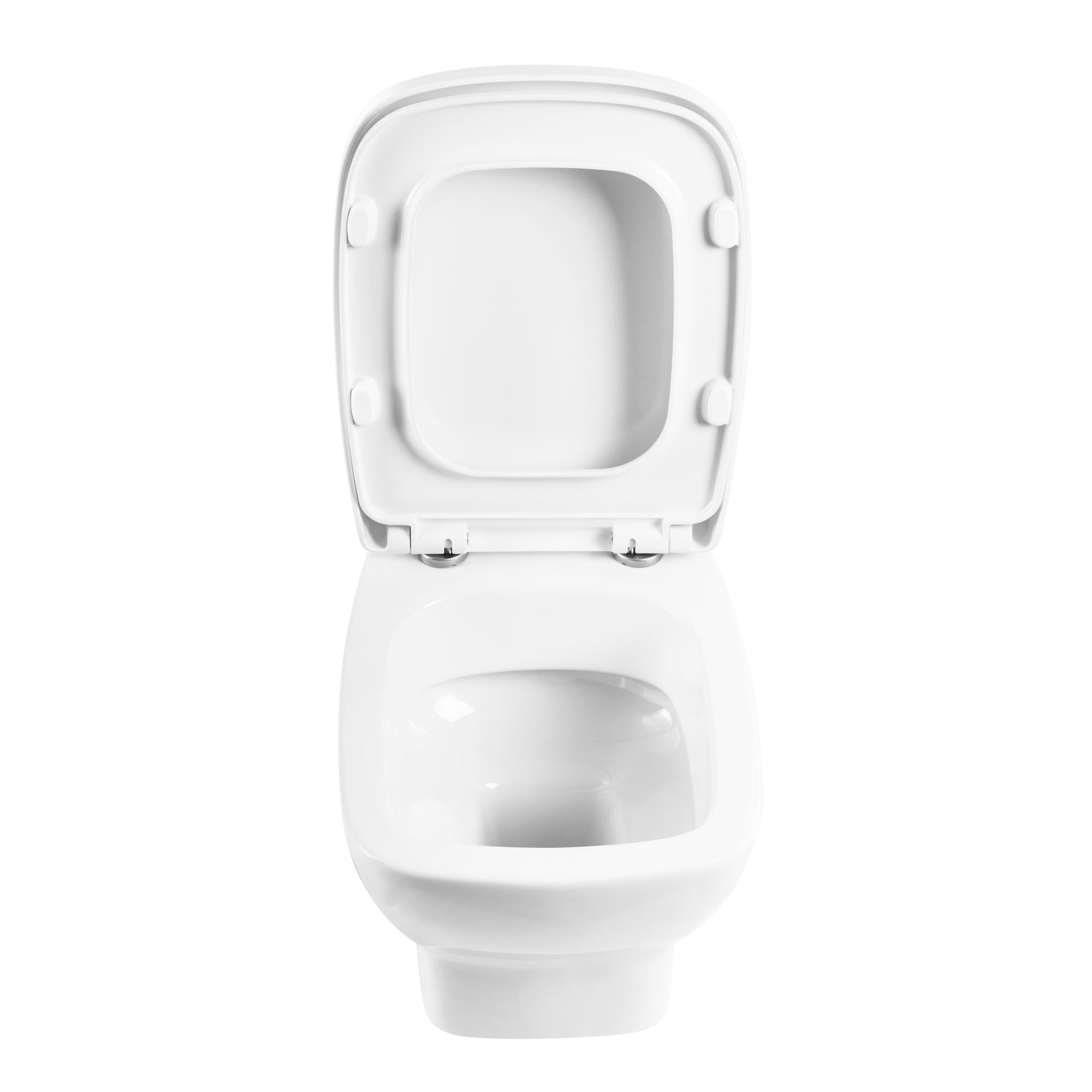 Унитаз подвесной безободковый BelBagno LAGO BB128CH/BB128SC - Gidratop.ru изображение
