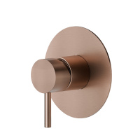 Newform X-STEEL 316 Наружная часть однорычажного смесителя, (для 10841) цвет: PVD Brushed copper bronze - Gidratop.ru изображение