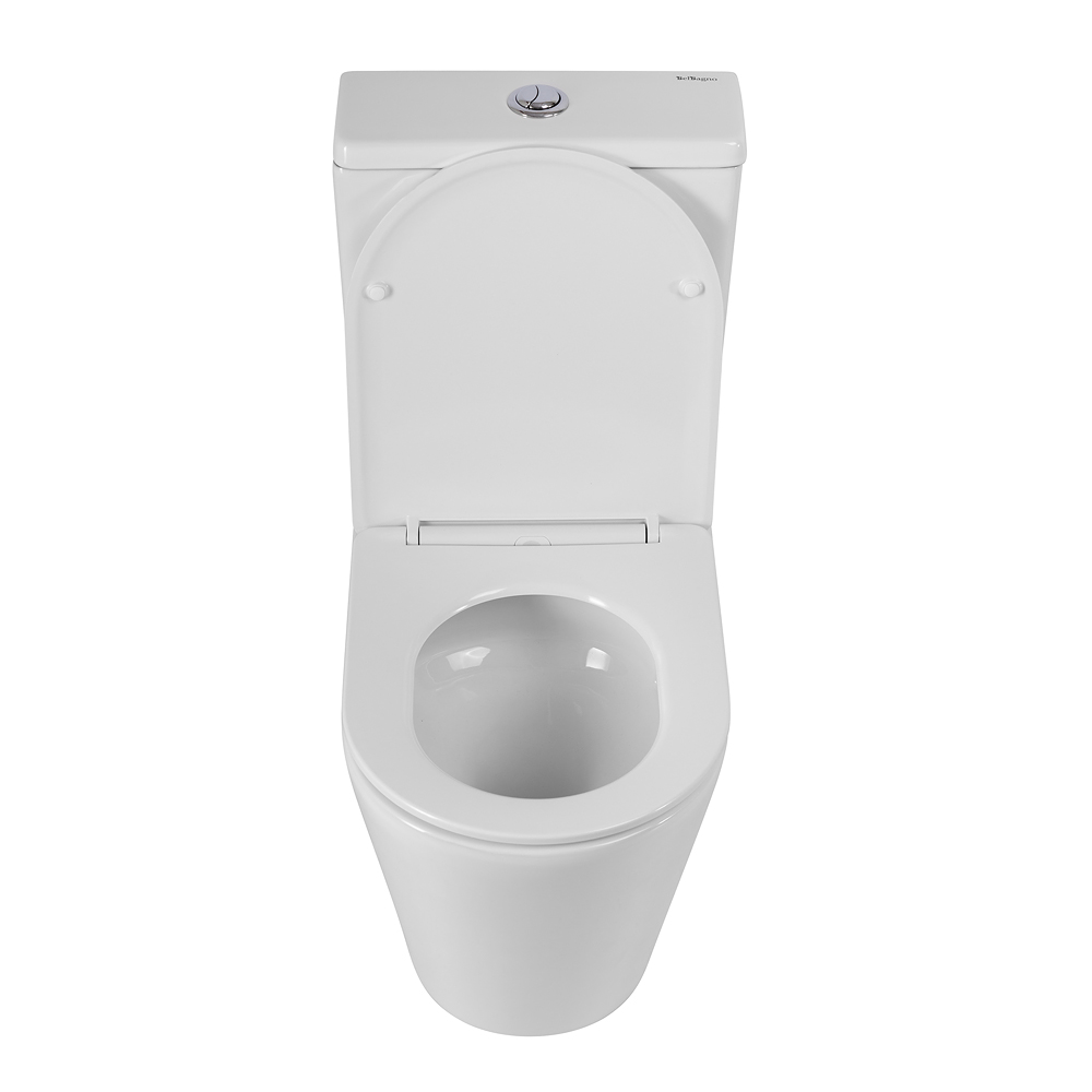 Унитаз-компакт безободковый BelBagno FLAY-TOR BB2149CP-TOR/SC/BB2149T - Gidratop.ru изображение