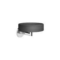 Gessi Anello мыльница настенная черная, цвет: хром - Gidratop.ru изображение