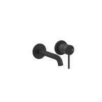 GESSI 316 встраиваемый смеситель с изливом 210-180мм (внешние части), цвет: Black XL - Gidratop.ru изображение