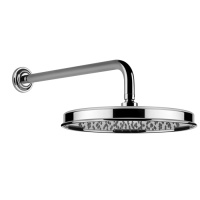 GESSI VENTI20 верхний душ Oslash;328 мм., с настенным держателем 389 мм., цвет хром - Gidratop.ru изображение