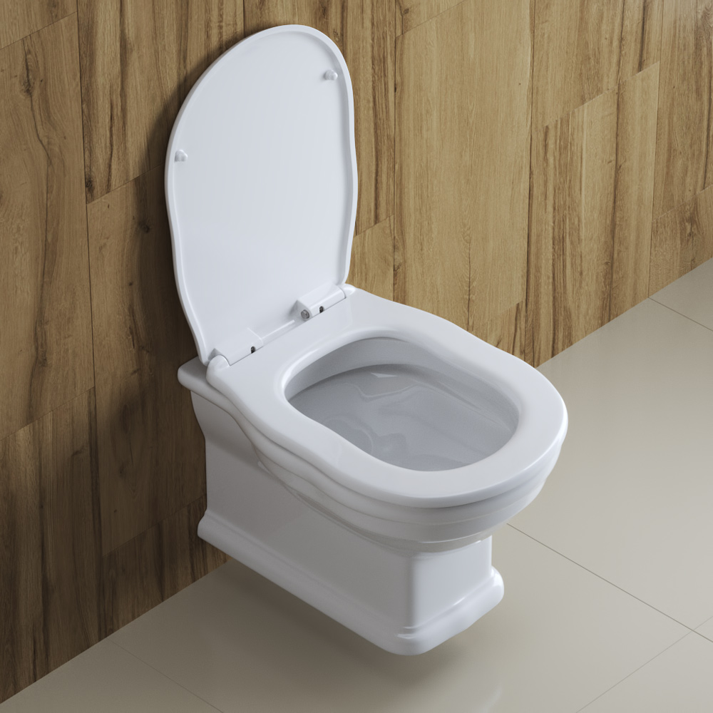 Унитаз подвесной безободковый BelBagno BOHEME BB115CH/BB115SC - Gidratop.ru изображение
