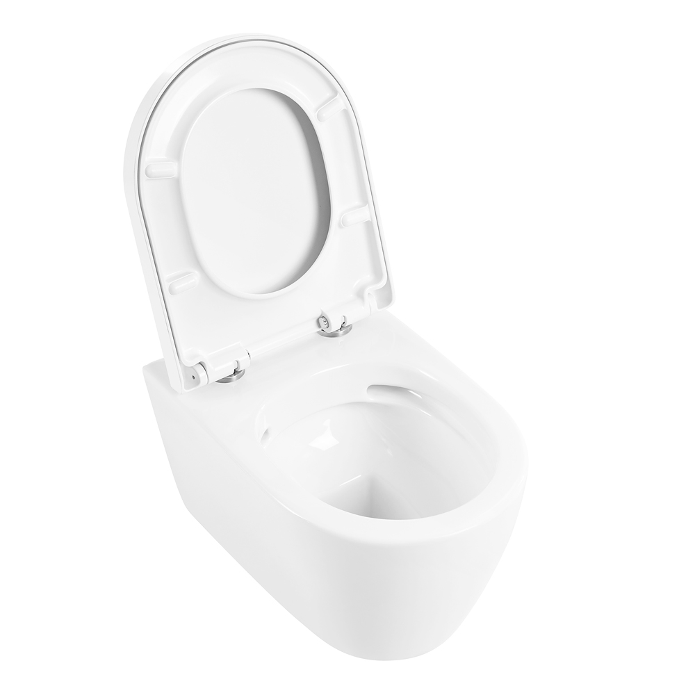 Унитаз подвесной безободковый BelBagno MARINO BB105CHR/BB105SC - Gidratop.ru изображение