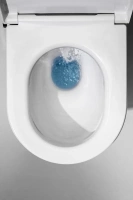 Подвесной унитаз-биде Laufen Cleanet Navia 8.2060.1.400.000.1 безободковый, крышка микролифт - Gidratop.ru изображение