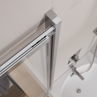 Душевая шторка на ванну CEZARES SLIDER-VF-11-80/150-C-Cr - Gidratop.ru изображение