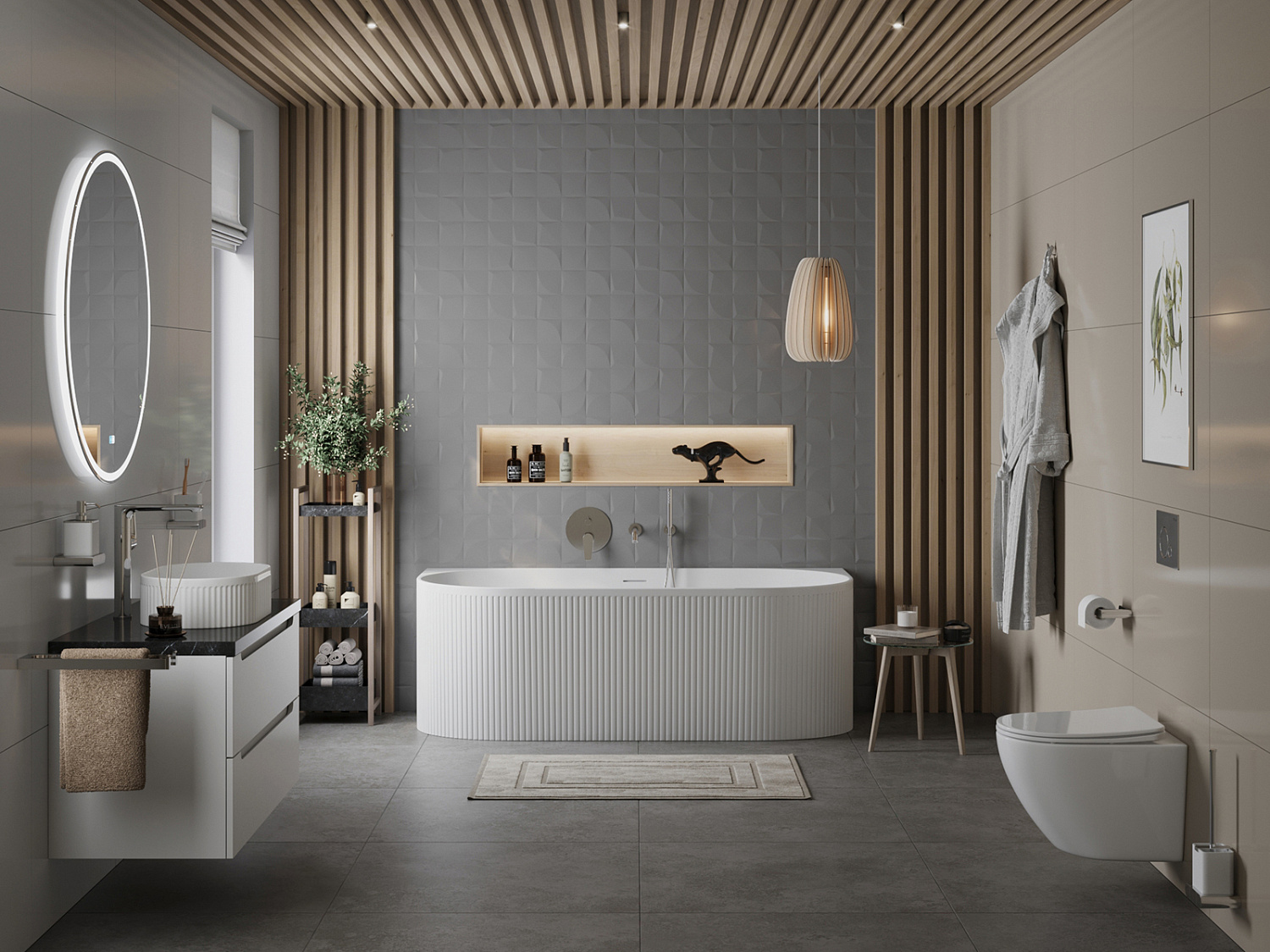 Акриловая ванна BELBAGNO BB412-1700-800-MATT, пристенная, белая матовая