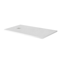 Душевой поддон из искусственного мрамора в комплекте с сифоном BelBagno UNO TRAY-MR-UNO-AH-180/80-35-W-BO - Gidratop.ru изображение