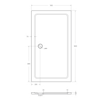 Поддон SMC CEZARES TRAY-M-AH-160/90-35-W - Gidratop.ru изображение
