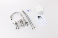 Смеситель ABBER Wasser Kreis 316 AF8108BST-M для раковины, сталь брашированная - Gidratop.ru изображение