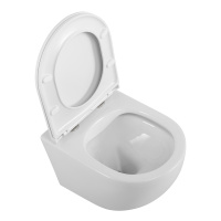 Комплект 3 в 1 Унитаз подвесной с сиденьем BelBagno UNO BB3105CHR/SC + Система инсталляции для унитазов BelBagno BB002-80  с кнопкой смыва BB014-SR-BIANCO - Gidratop.ru изображение