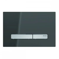 Клавиша Geberit Sigma Type 50 115.788.SD.2, двойной смыв, цинковое литье, дымчатый - Gidratop.ru изображение